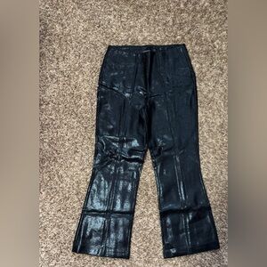 Liverpool Stella Kick Flare Women’s Shiny Black Pants Size 4/27